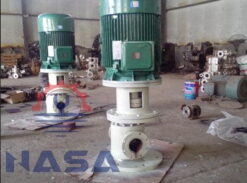 Bơm bánh răng hồ quang dọc LYB