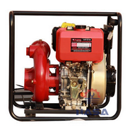 Máy bơm chữa cháy KAMA KDP40TH giật nổ bằng tay nguyên liệu Diesel