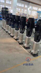 máy bơm trục đứng và máy bơm trục ngang