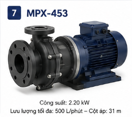 Máy bơm dẫn động từ MPX-453
